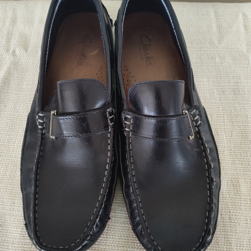 Clarks Men's Black Loafers